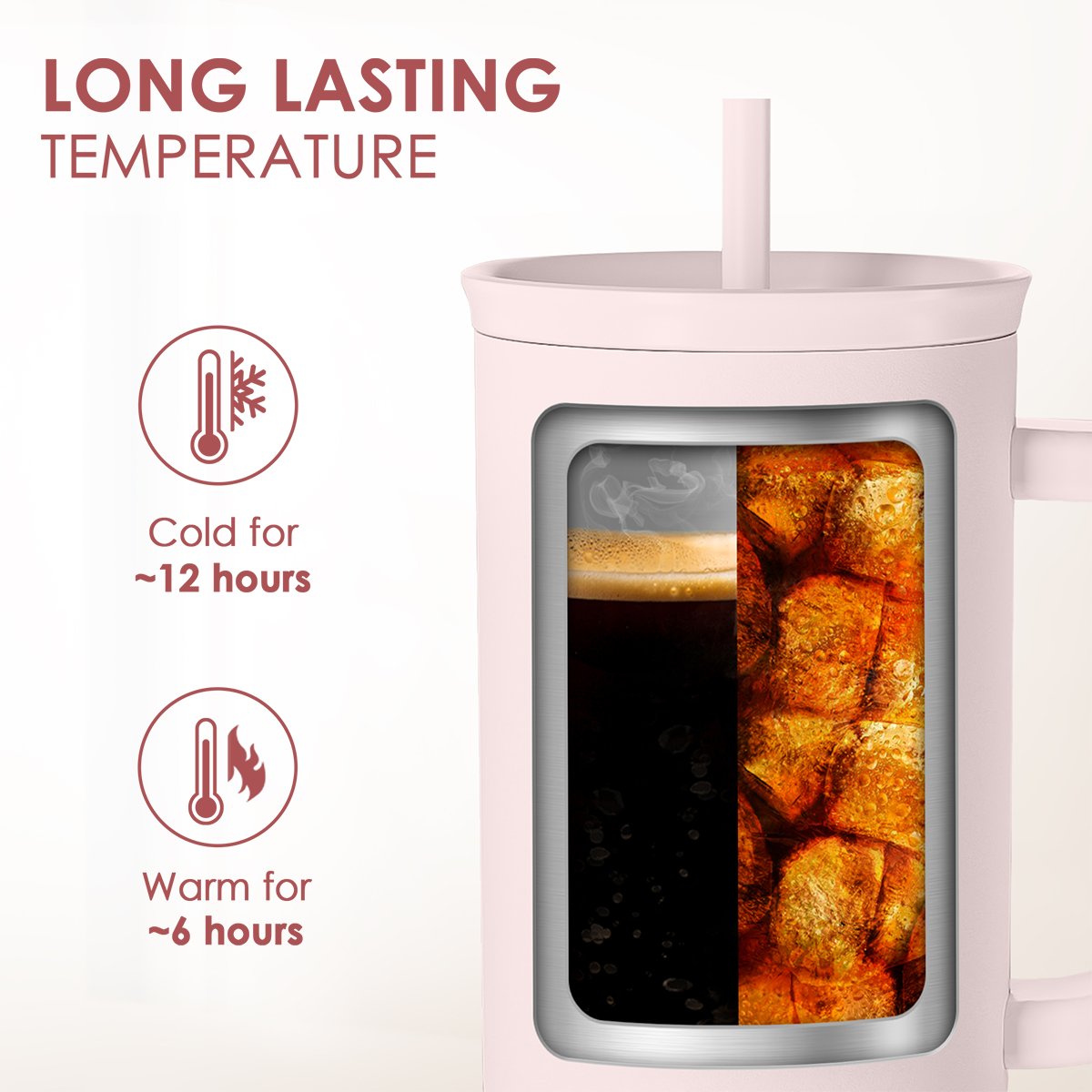 Gift for Mom - Mama Mommy Mom Bruh Stainless Steel Tumbler with Handle, Travel Coffee Mug for Moms - Gifts for Birthday Christmas Mothers Day, 40oz