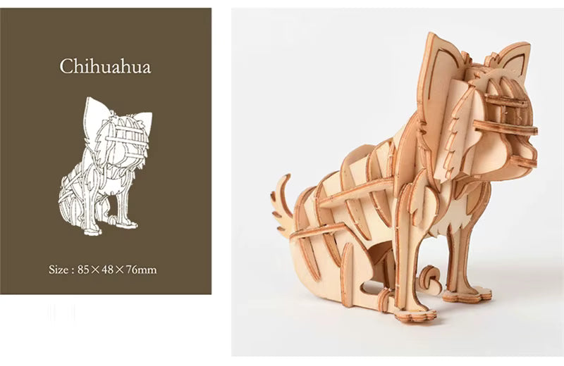 Montessori DIY 3D Wooden Puzzle Model