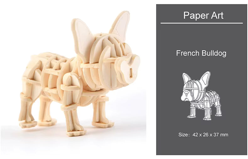 Montessori DIY 3D Wooden Puzzle Model