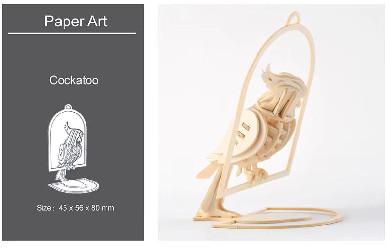 Montessori DIY 3D Wooden Puzzle Model