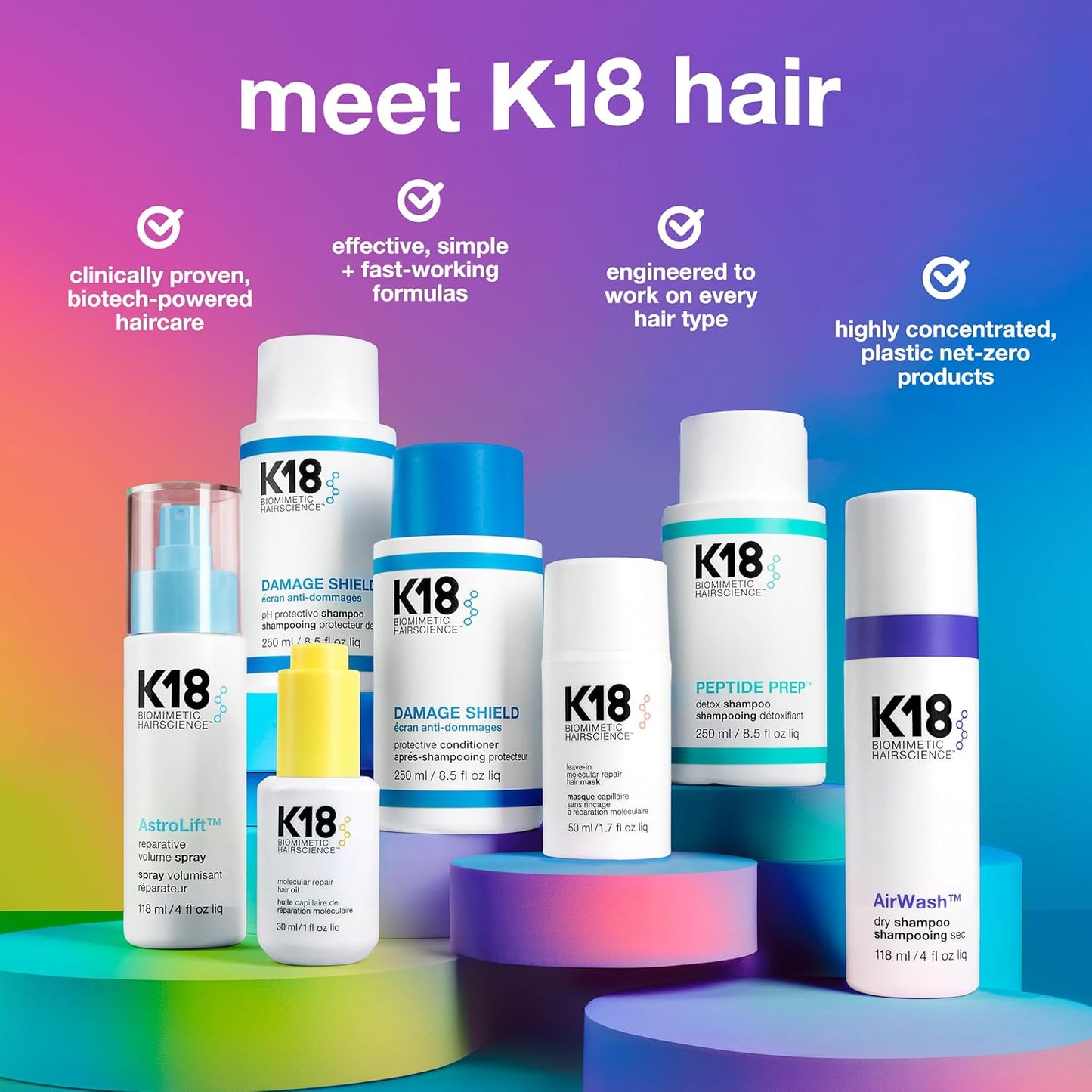 K18 Leave-In Molecular Repair Hair Mask 50ml
