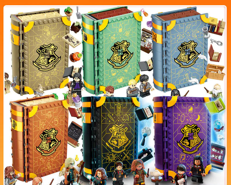 Harry Potter Hogwarts Magic Potion Defense Book Building Blocks