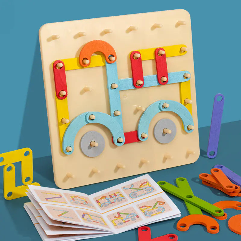 Montessori Educational Cross-Border Letter and Number Building Blocks