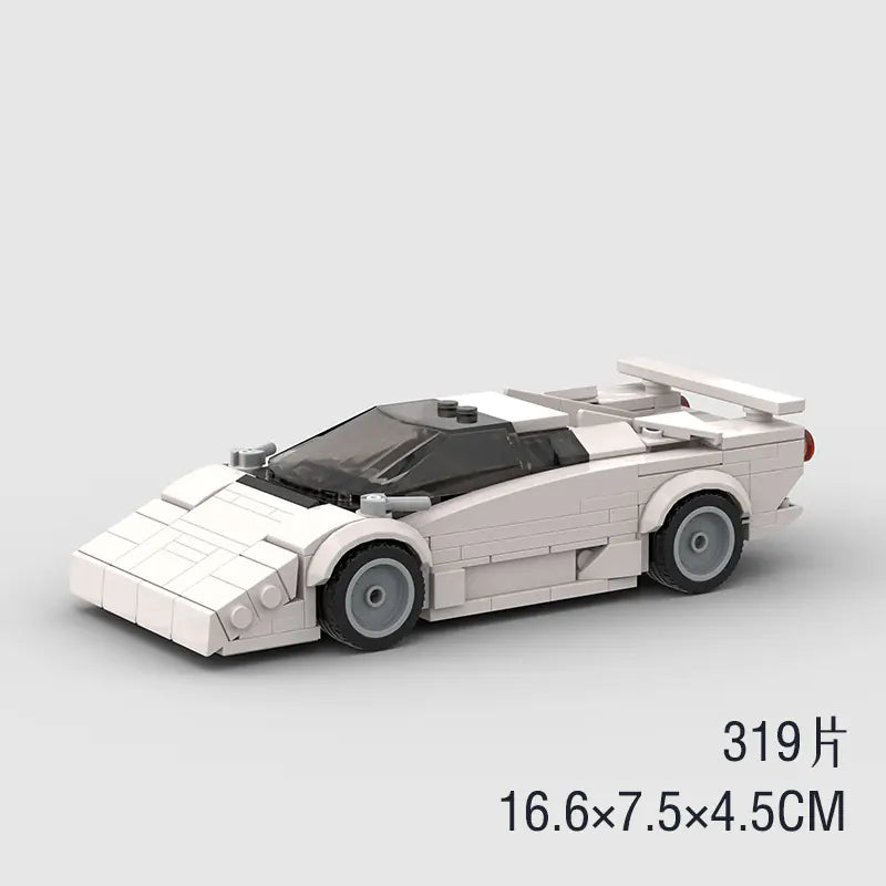 LEGO Luxury Sports Car Racing MOC Compatible Toy