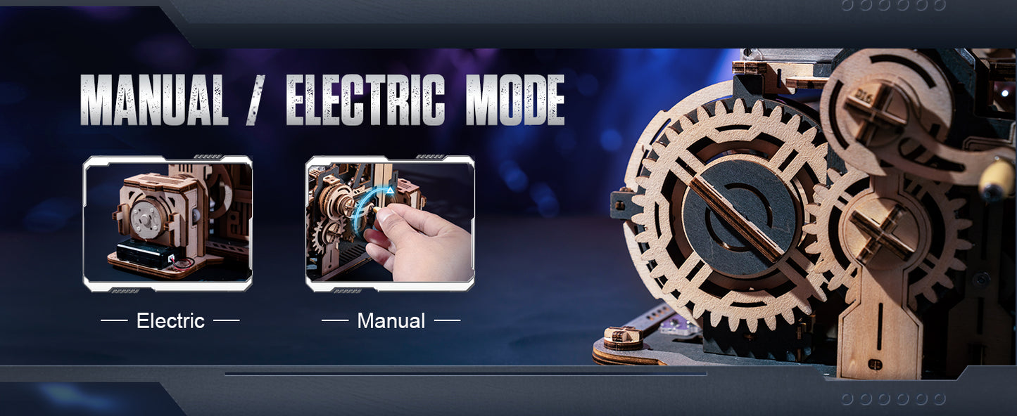 RoWood 3D Puzzles for Adults, Marble Run Model Kit