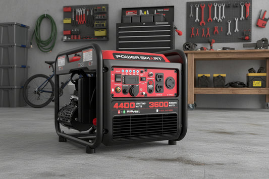 4400W/4000W Gasoline/Propane Duel Fuel Inverter Generator w/ CO Alert MB5040DC