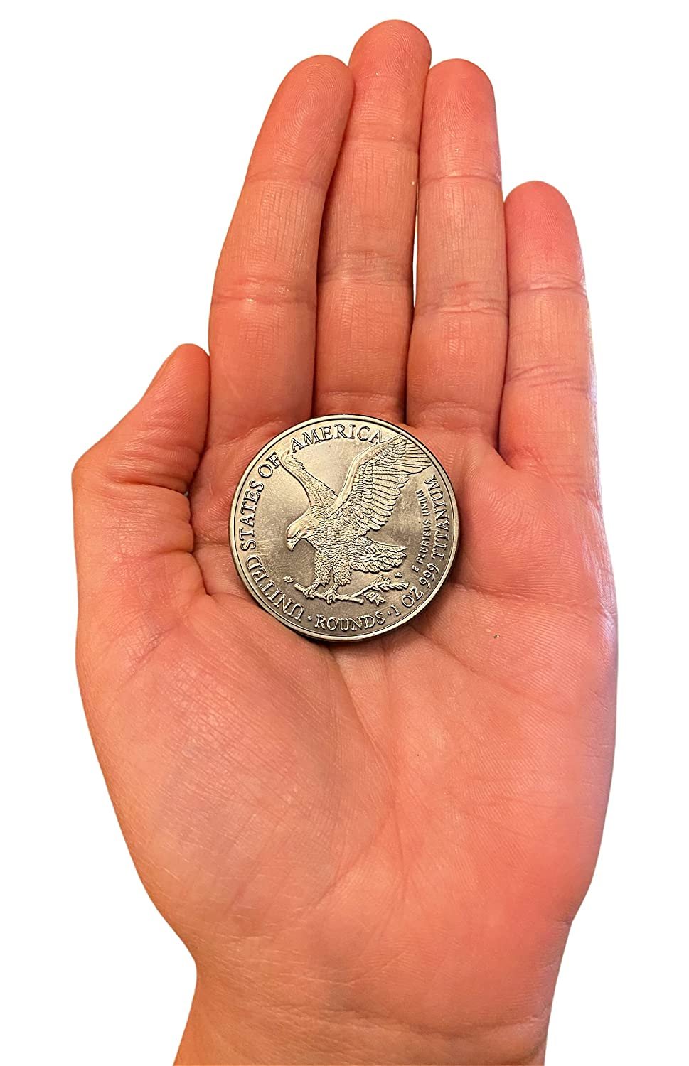 100- 1 Ounce 999 Solid Titanium Liberty Eagle Coins