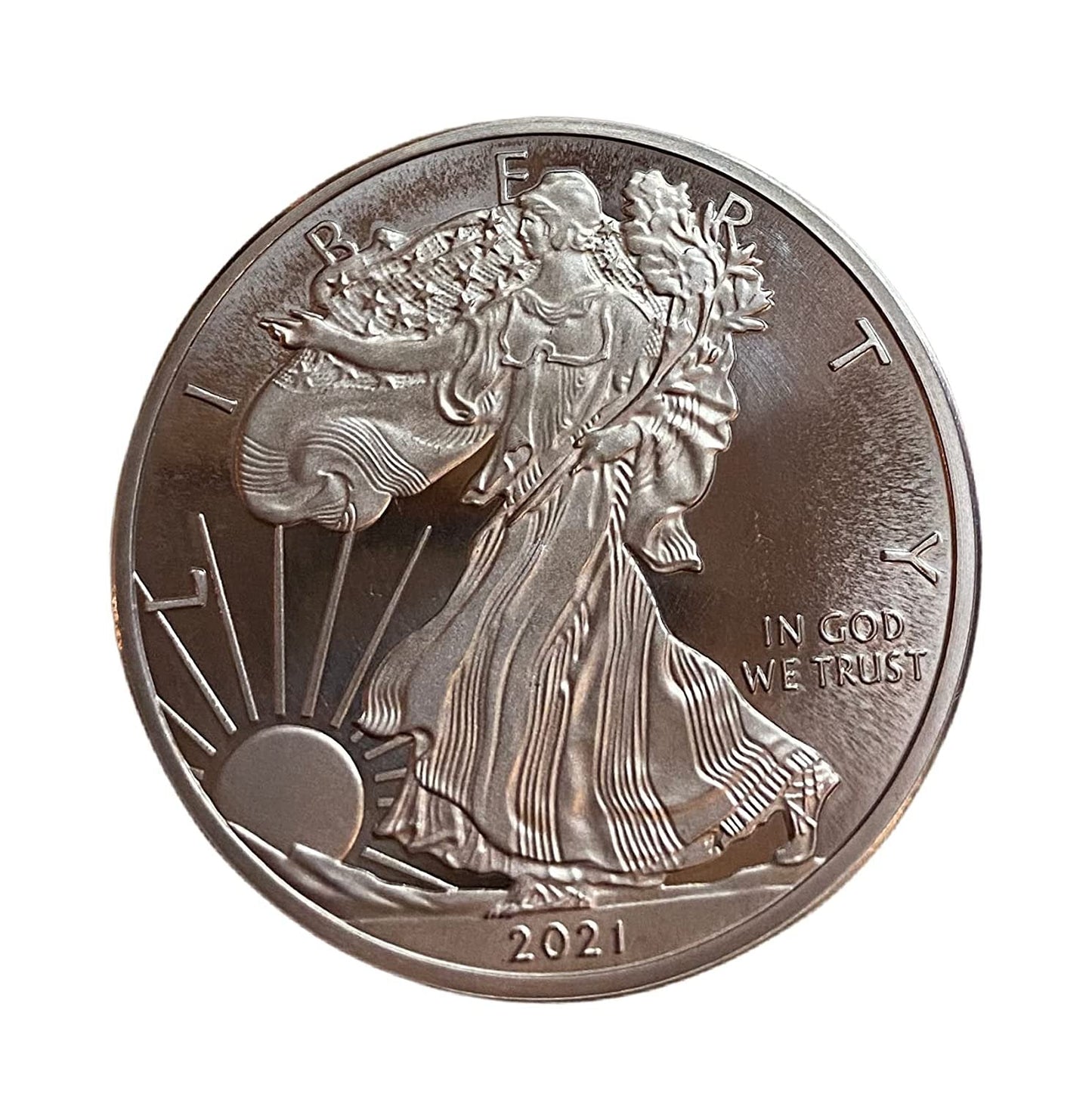 100- 1 Ounce 999 Solid Titanium Liberty Eagle Coins