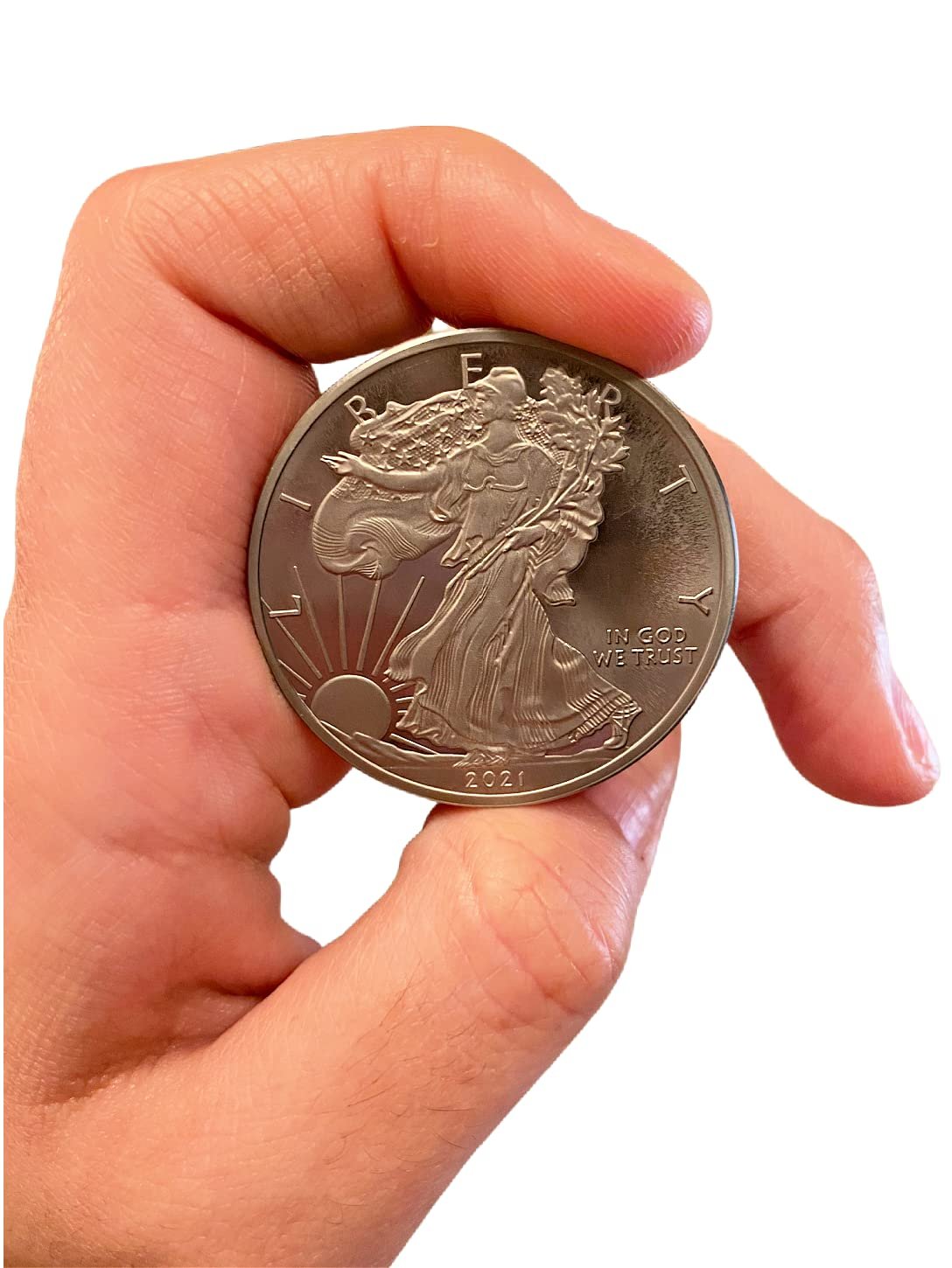 100- 1 Ounce 999 Solid Titanium Liberty Eagle Coins