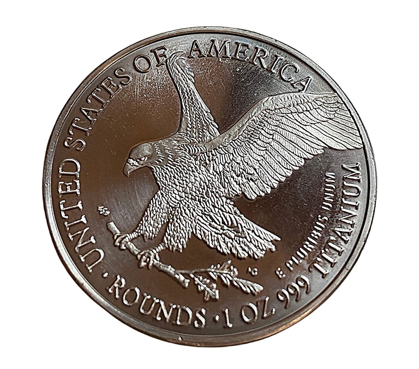 100- 1 Ounce 999 Solid Titanium Liberty Eagle Coins