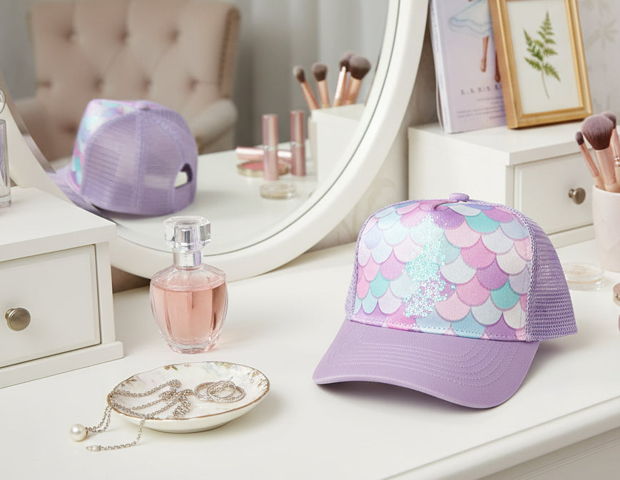 Mermaid Trucker Hat - Adult
