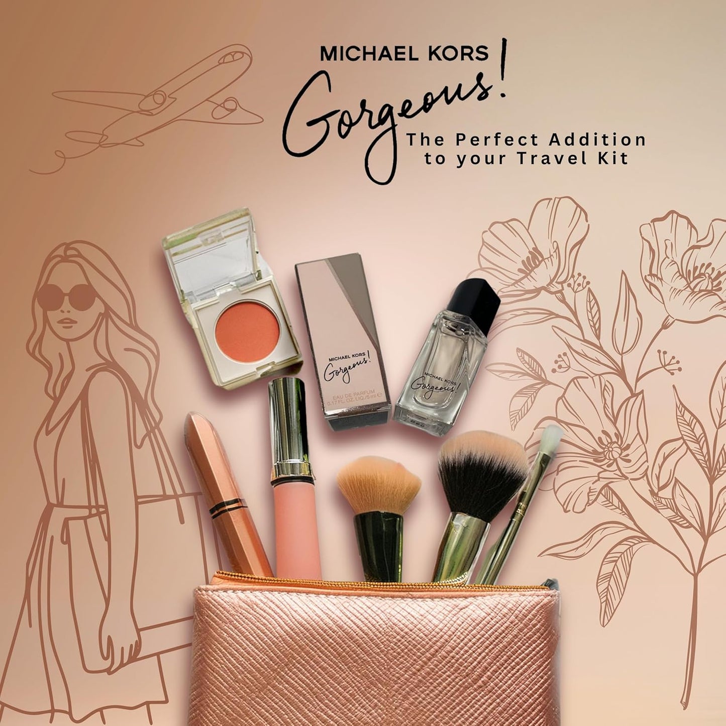 Michael Kors Gorgeous Perfume 0.17 Fl Oz…