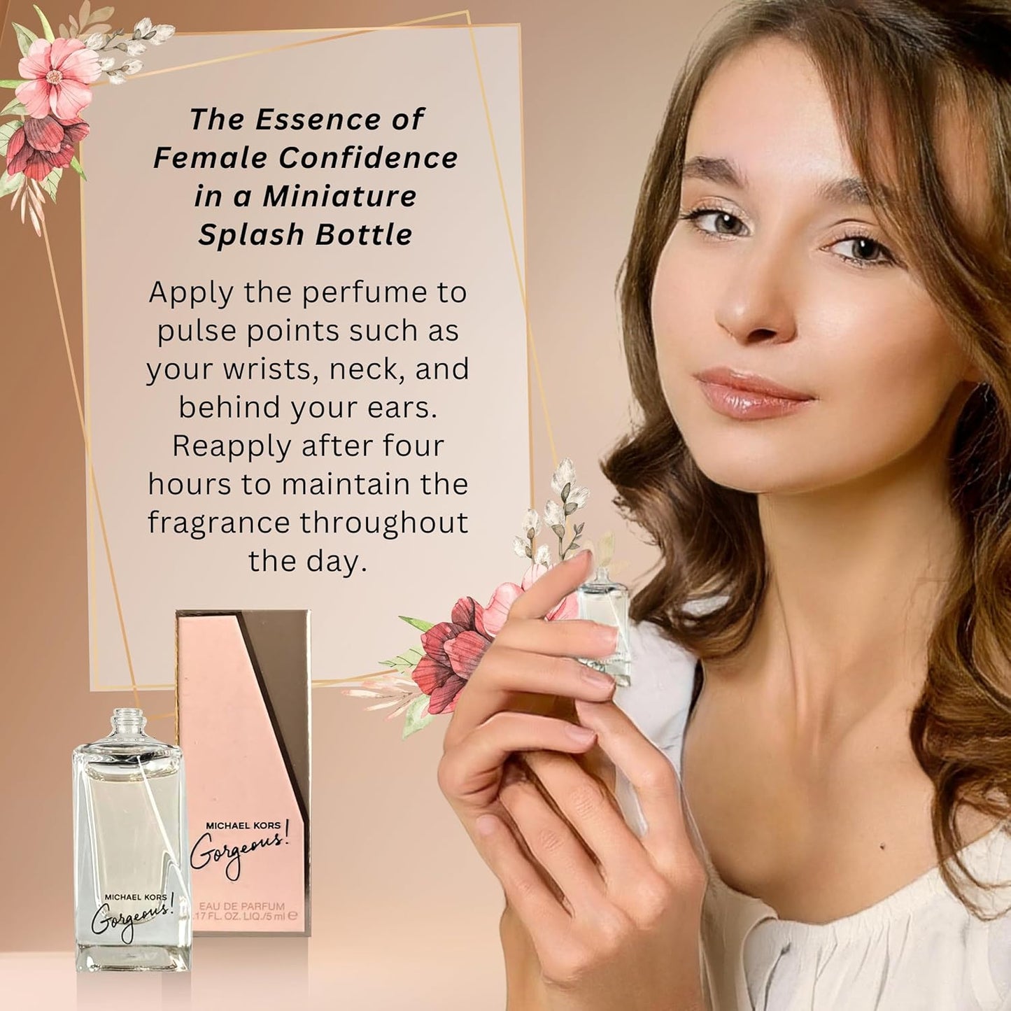 Michael Kors Gorgeous Perfume 0.17 Fl Oz…