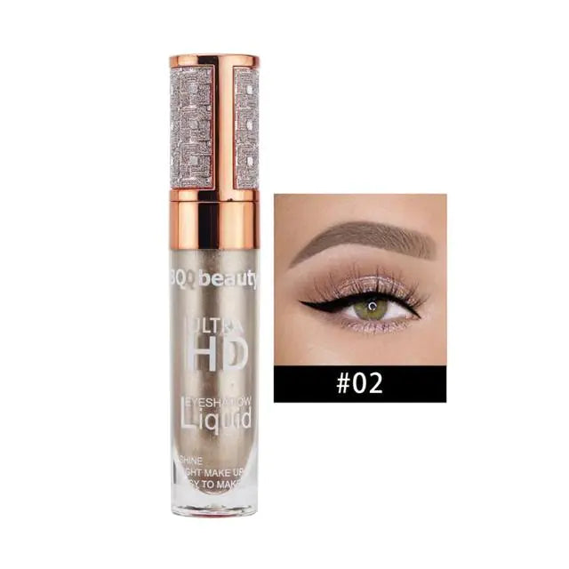 3Q Beauty Diamond Liquid Eyeshadow with Pearlescent Glitter Shine