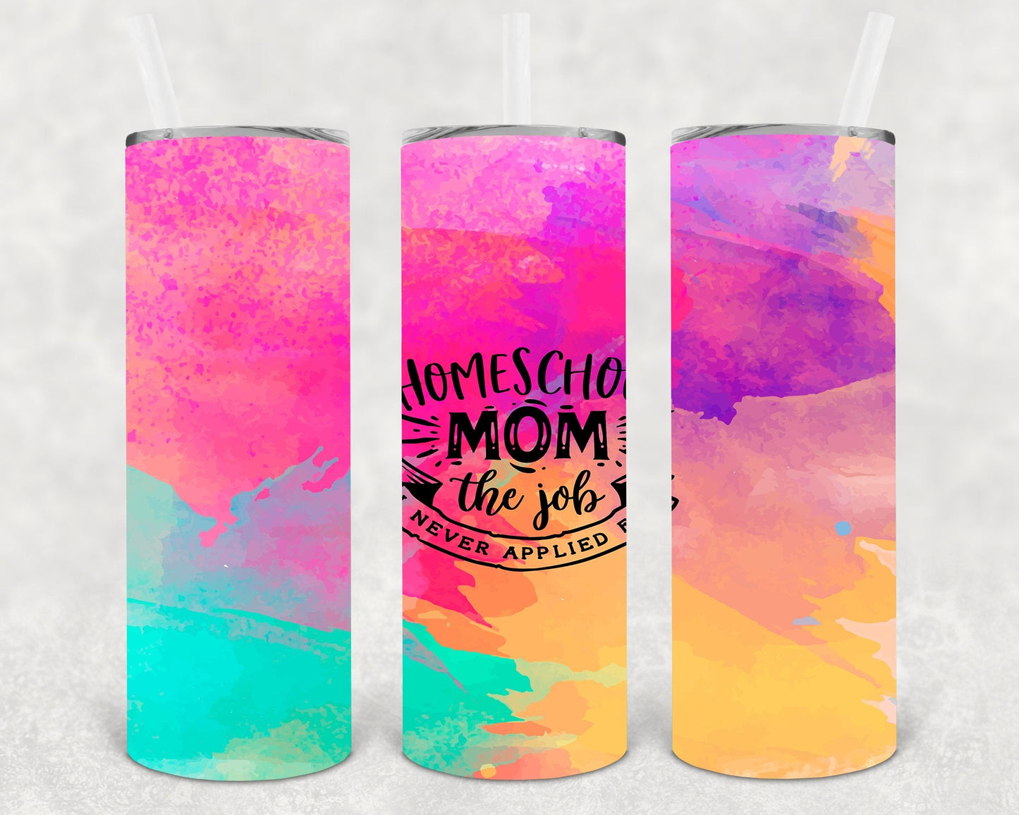 Homeschool Mom 20 oz Skinny Tumbler