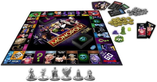Disney Villains Edition Monopoly Board Game
