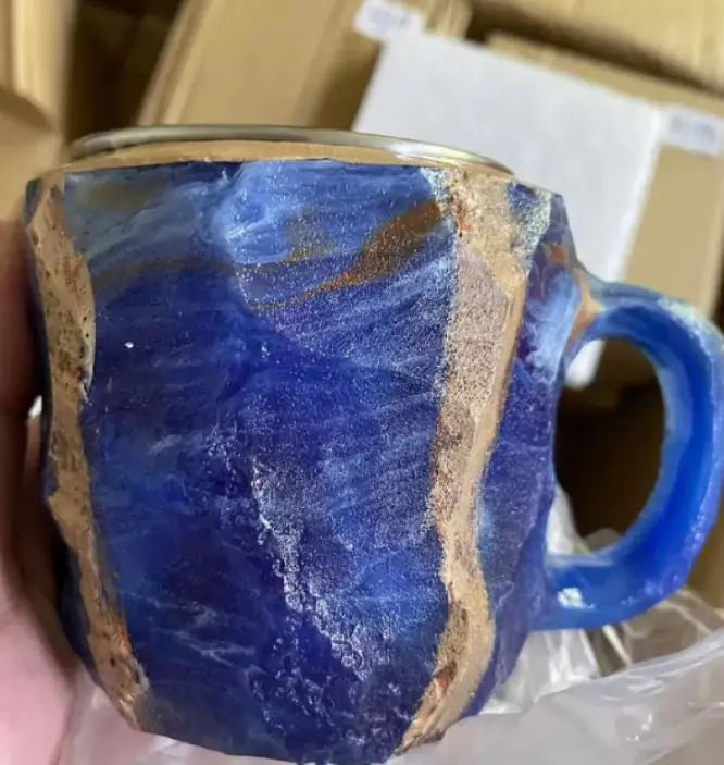 Crystal Coffee Mugs with Handles
