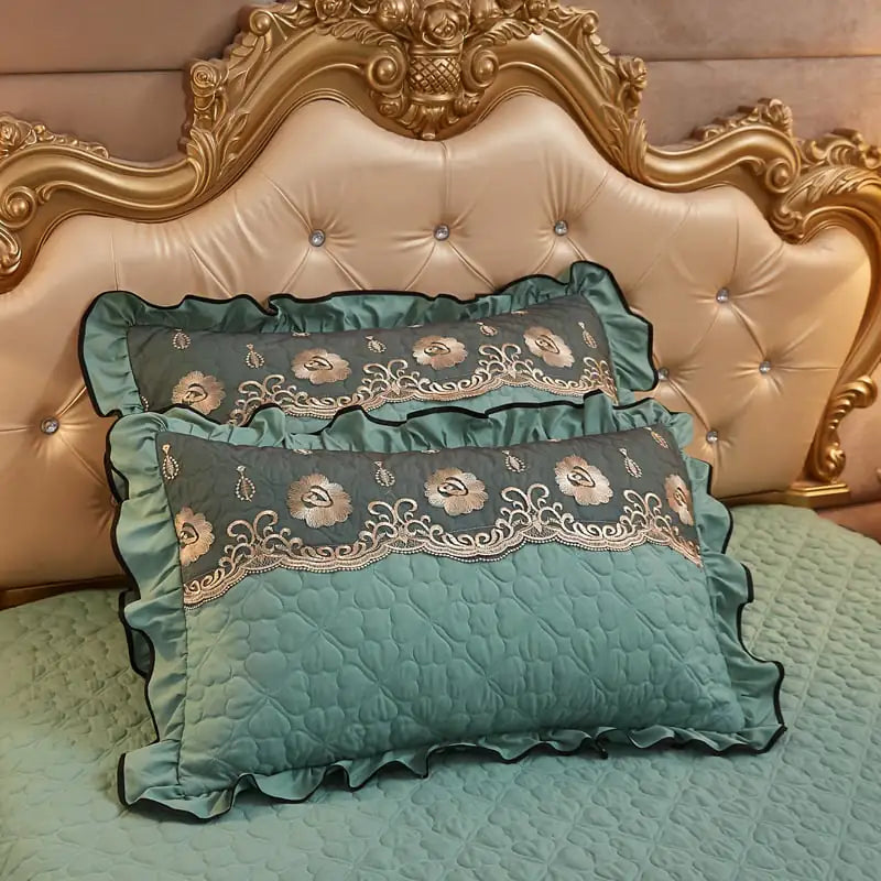 Thickened Lace Quilted Single Pillowcase