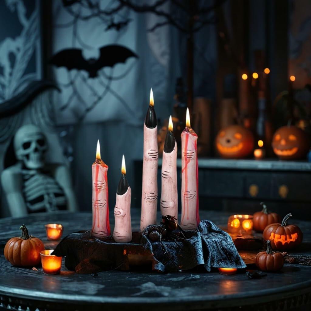 Witch Finger Candles 5 Pack