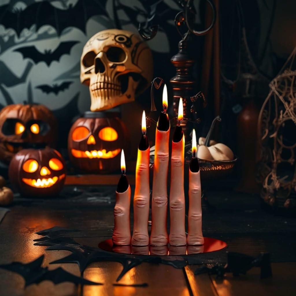 Witch Finger Candles 5 Pack