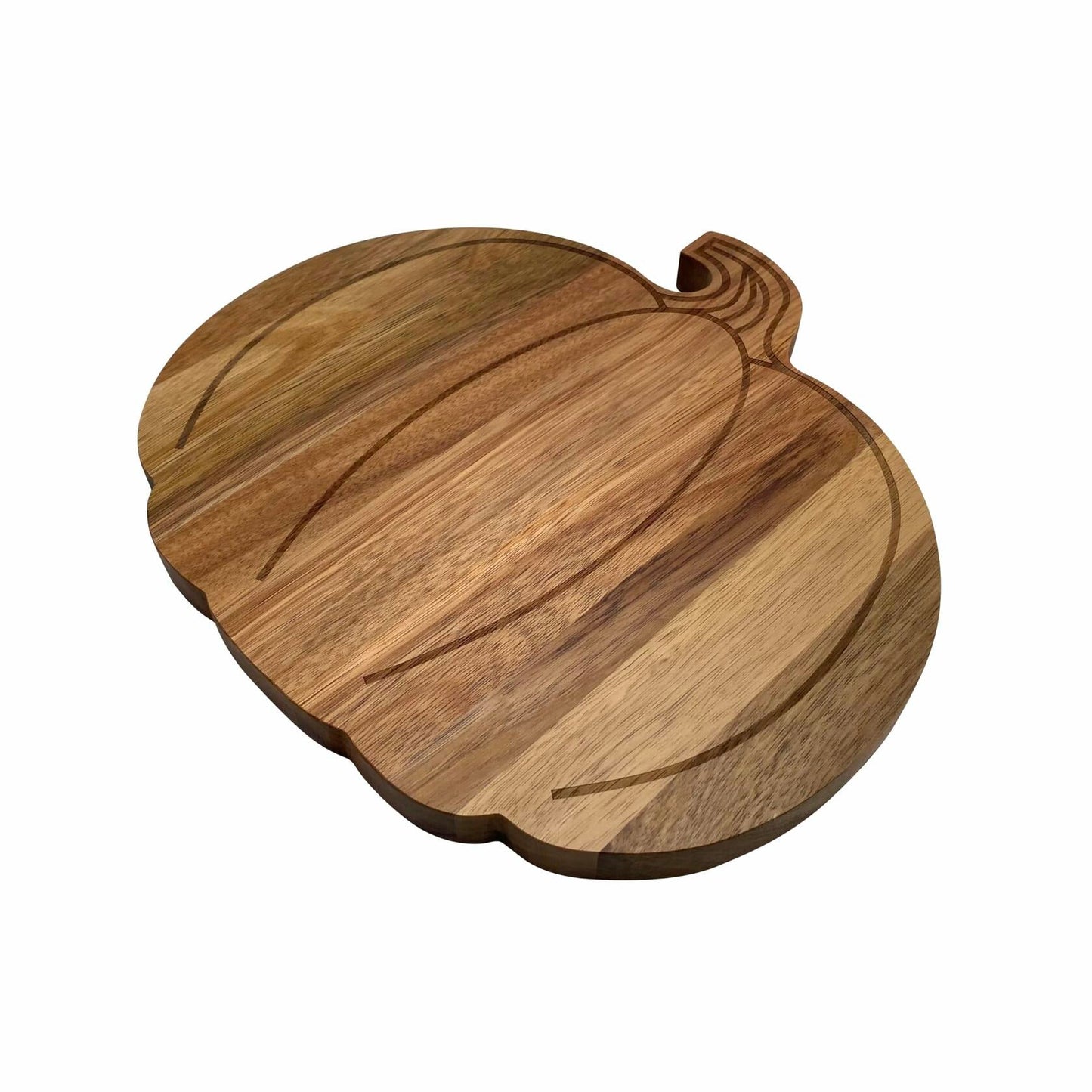 Wooden Pumpkin Cutting Board with Handle 14.96x11.81in