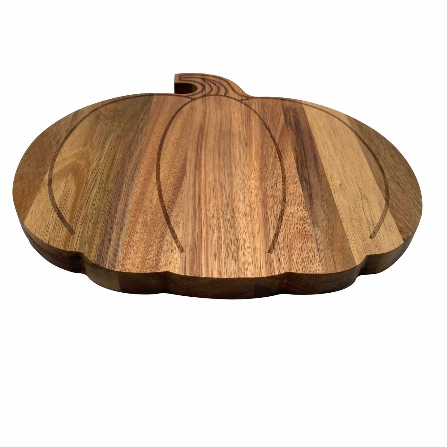 Wooden Pumpkin Cutting Board with Handle 14.96x11.81in