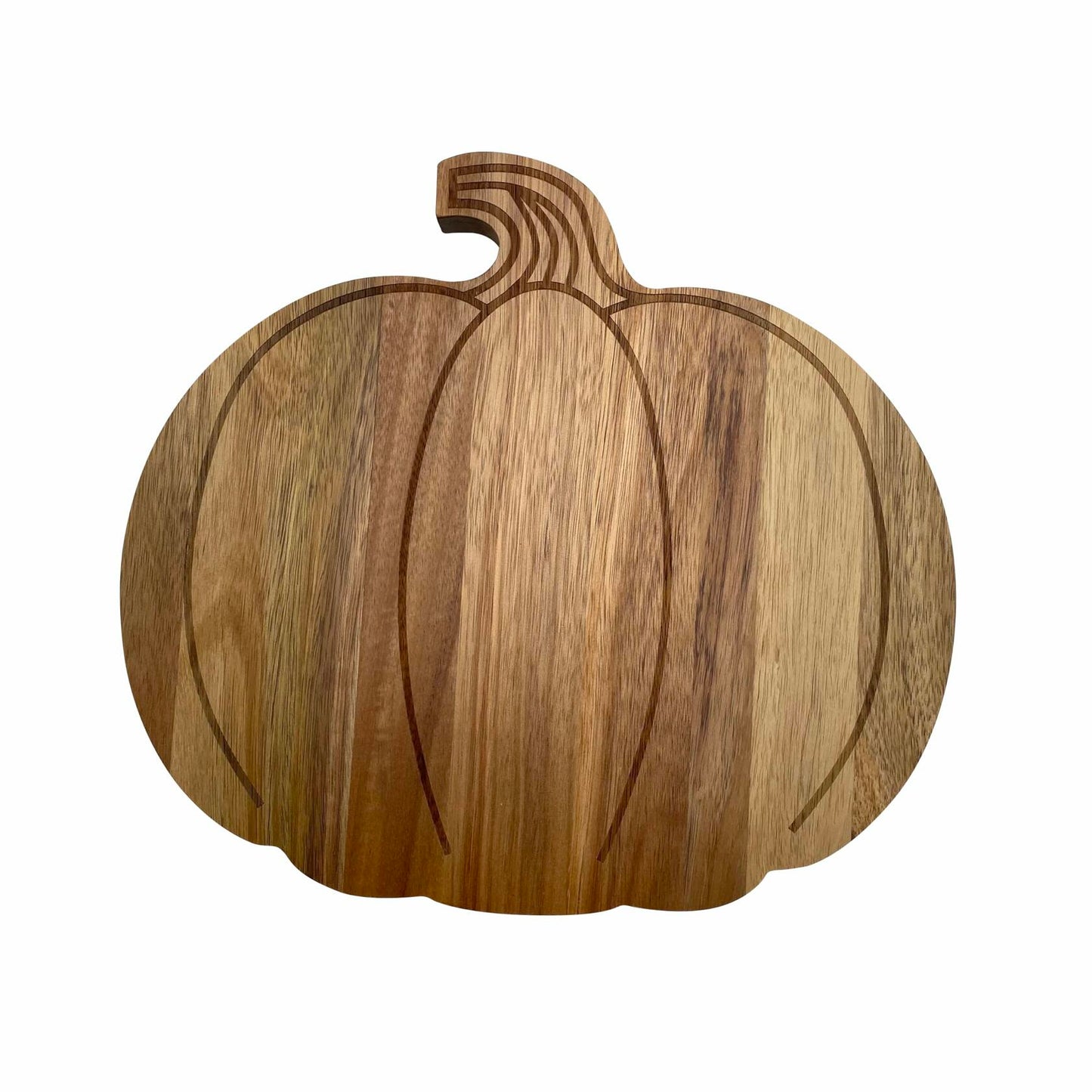 Wooden Pumpkin Cutting Board with Handle 14.96x11.81in
