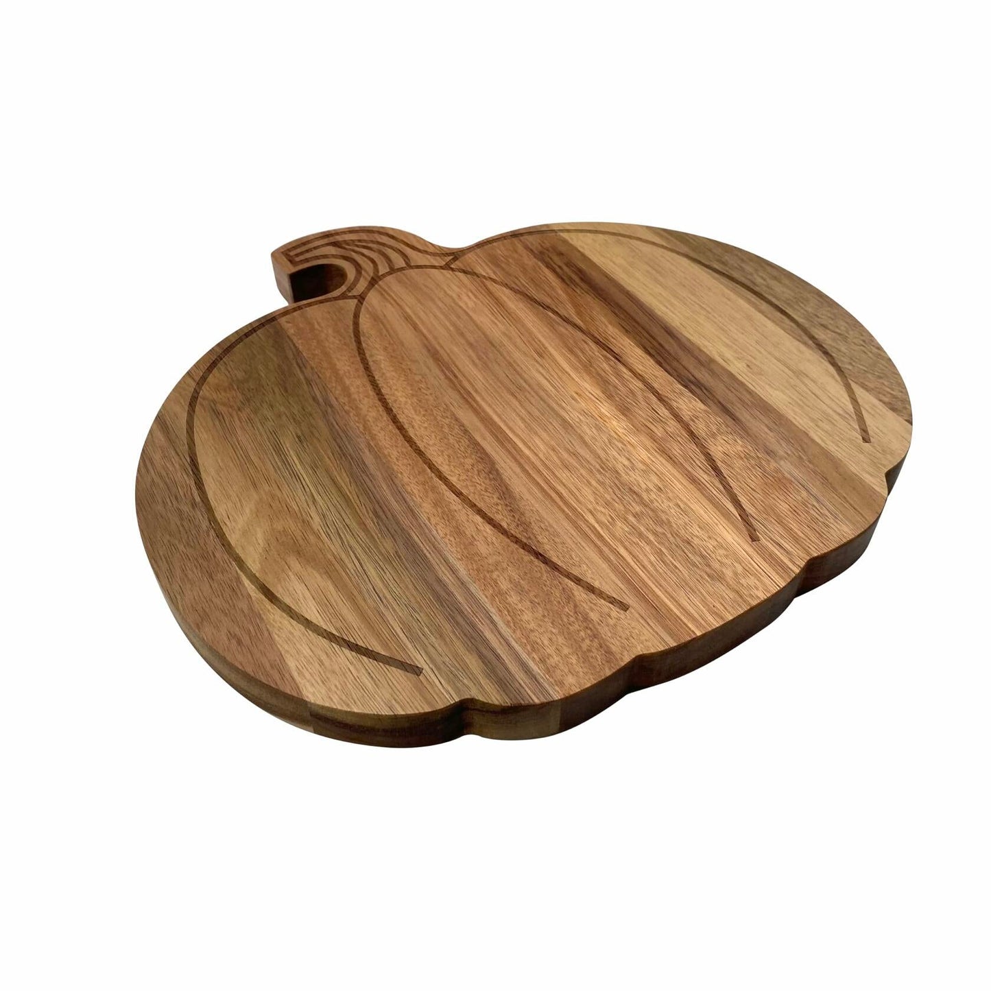 Wooden Pumpkin Cutting Board with Handle 14.96x11.81in