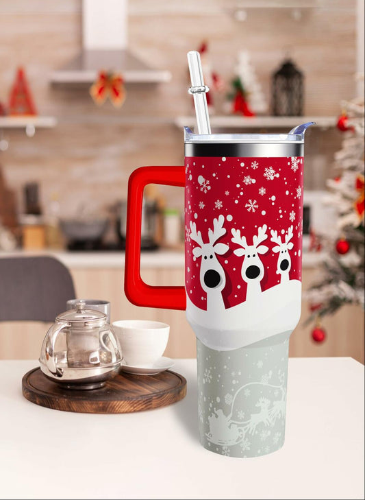 Reindeer Holiday Tumbler - 40oz