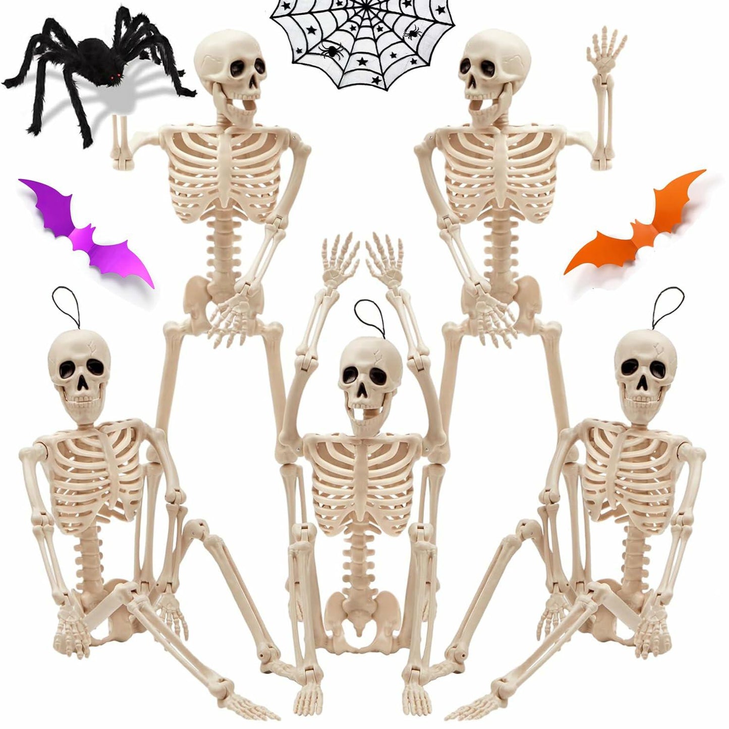 5PCS 16" Poseable Skeletons