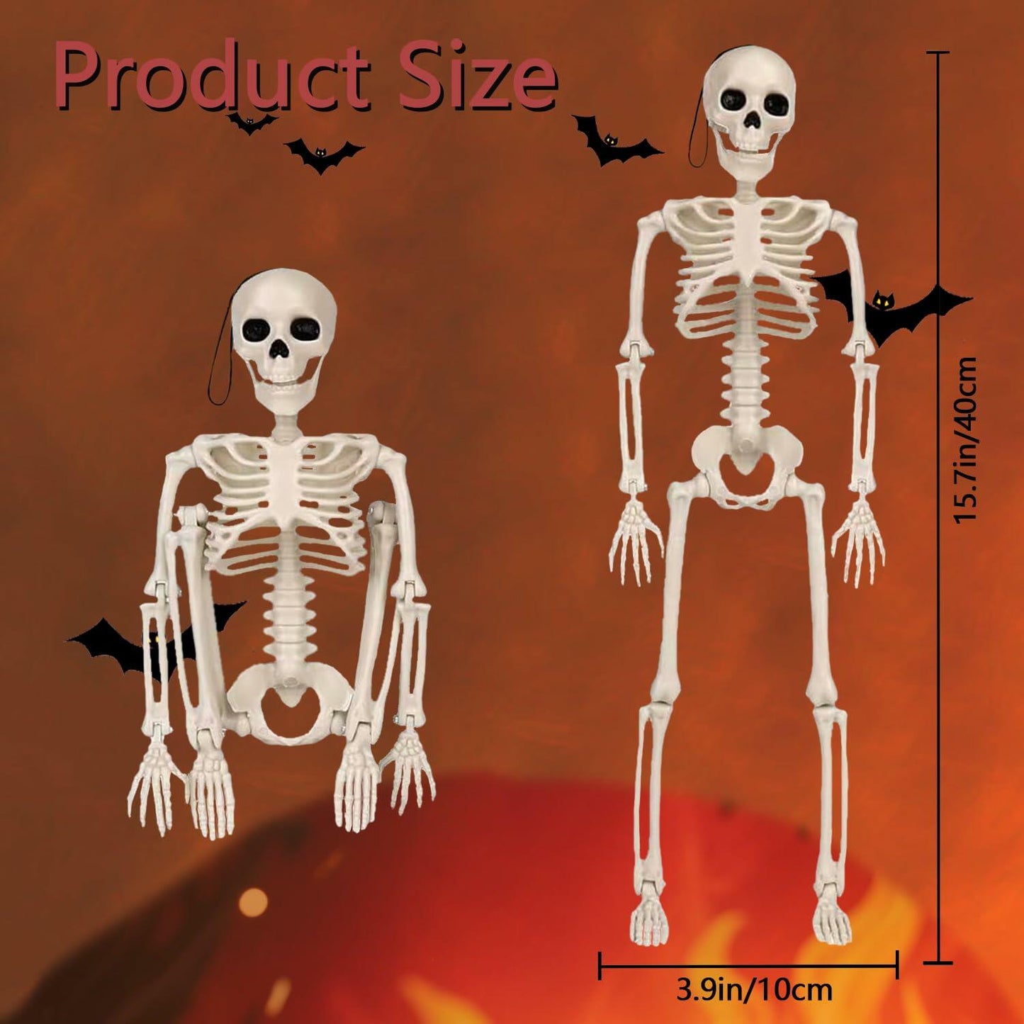 5PCS 16" Poseable Skeletons