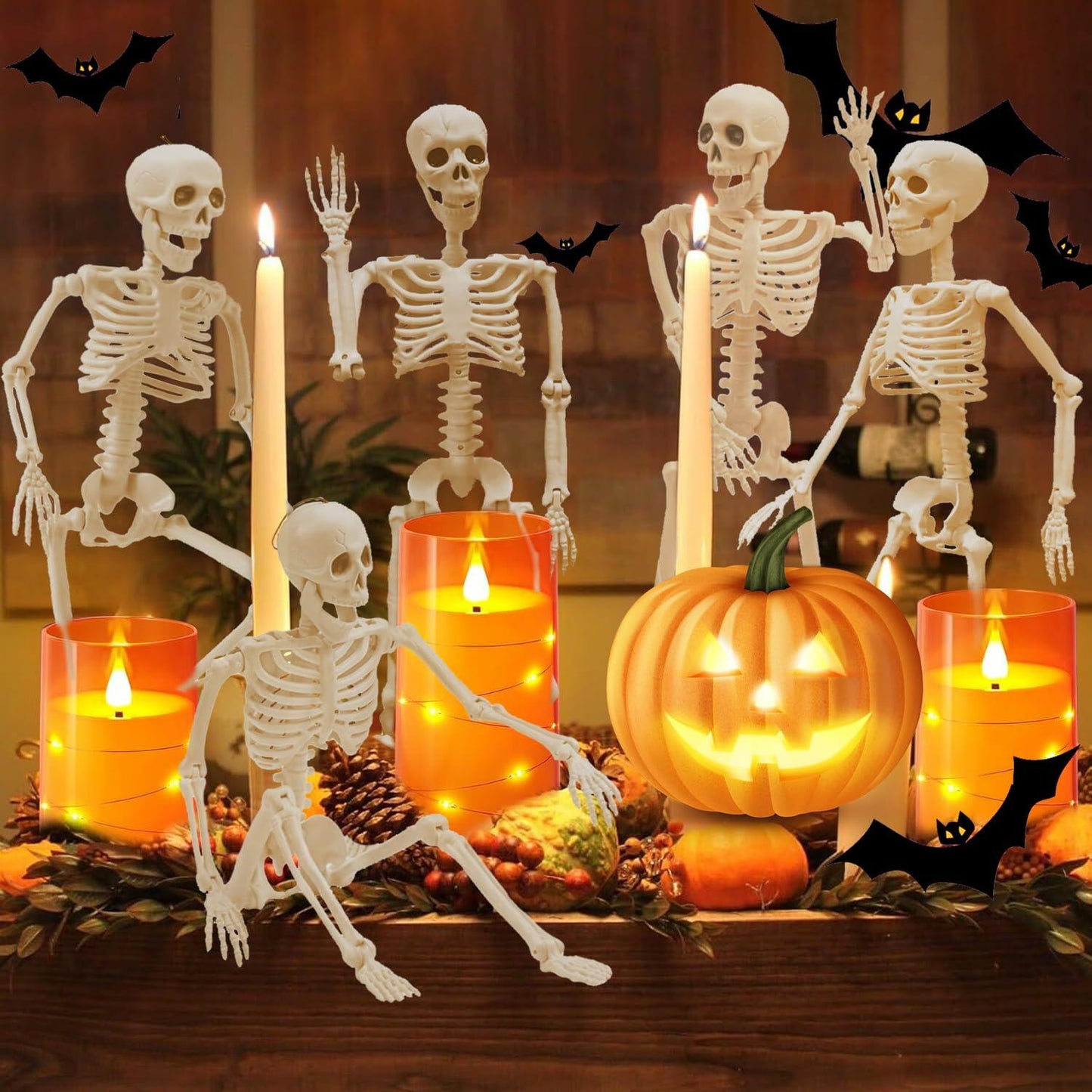 5PCS 16" Poseable Skeletons