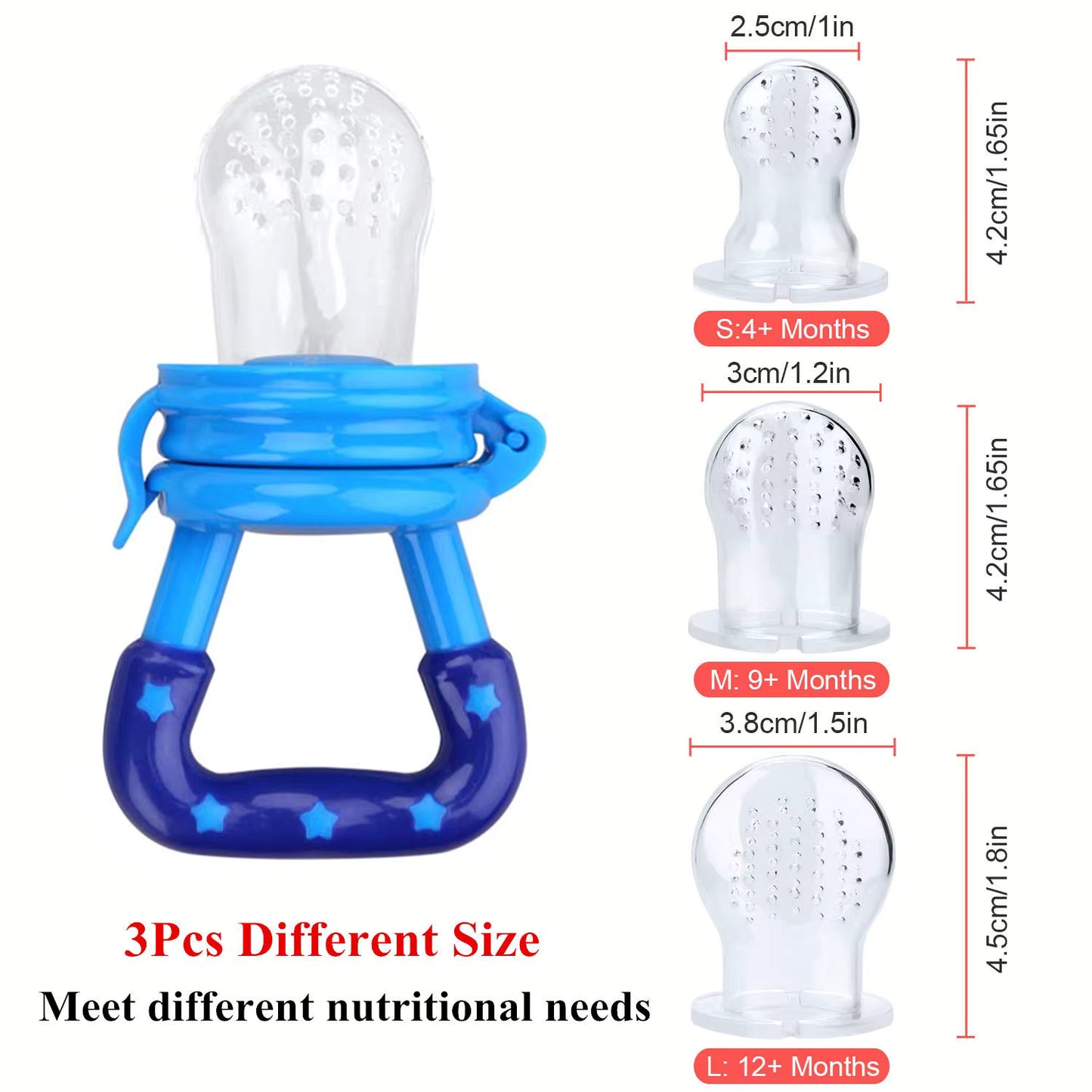 Pacifier and Baby Food Feeder for Infants