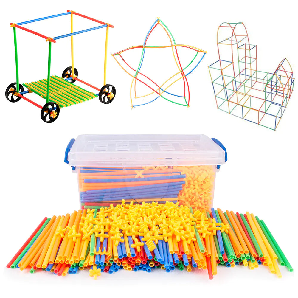 4D Straw Constructor STEM Building Toys