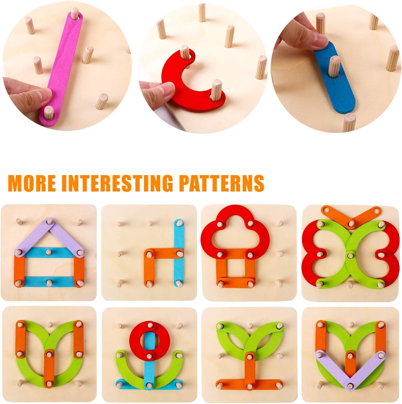 Montessori Educational Cross-Border Letter and Number Building Blocks