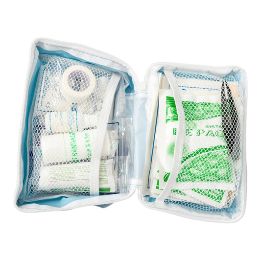 Country Living 50-Piece Pet Travel First Aid Kit for Emergencies, Safety, Adventure & On-the-Go Pet Care