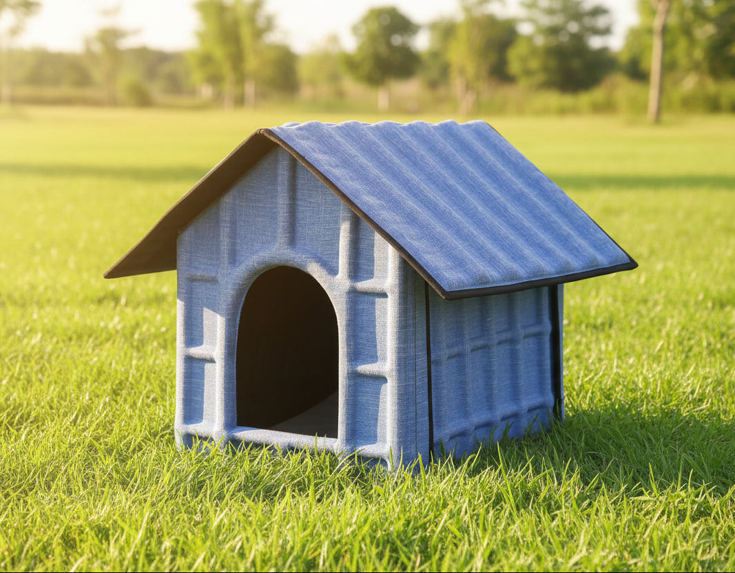 Pet Life ® 'Collapsi-Pad' Folding Lightweight Travel Pet House with inner Mat