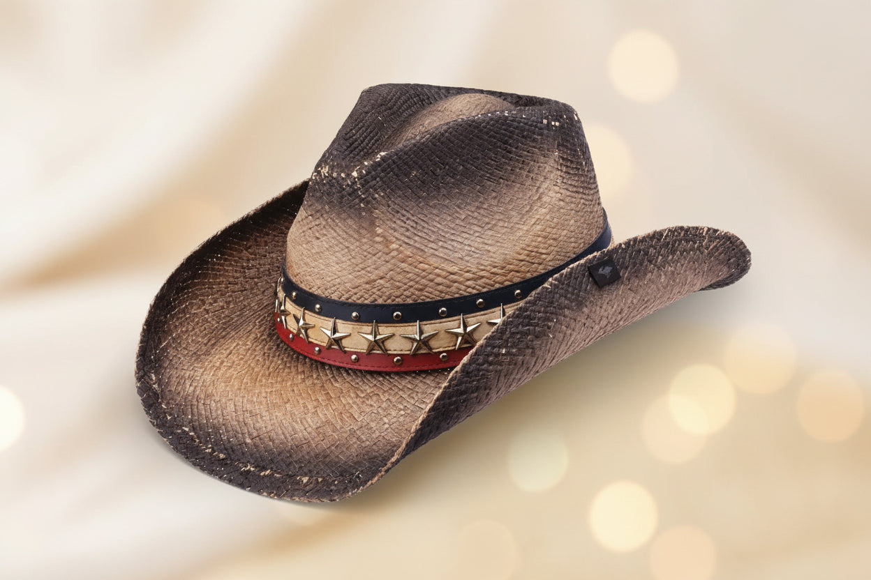 Peter Grimm Hogan - Straw Cowboy Hat