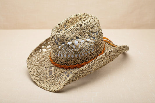 Peter Grimm Gile - Straw Cowboy Hat