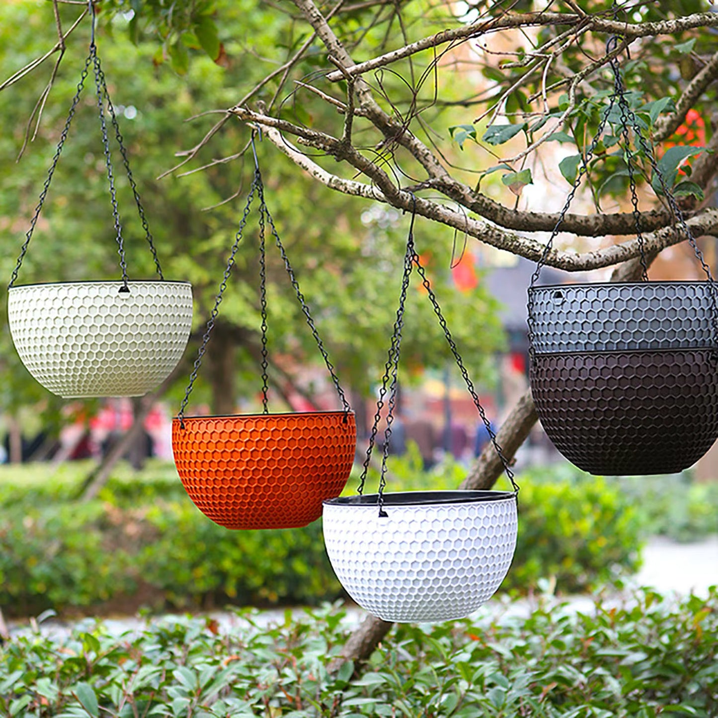 Hanging Round Basket Planter