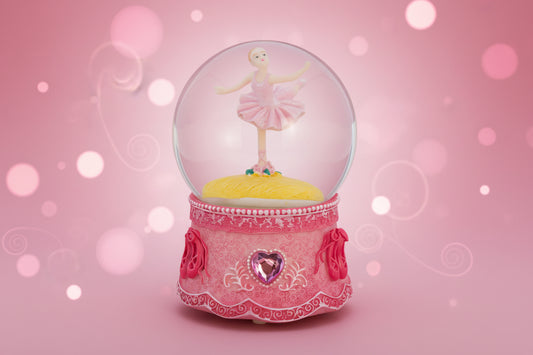 Ballerina in Spin Musical Water Snow Globe
