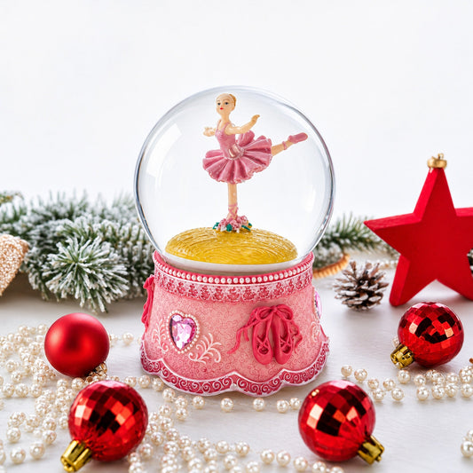 Ballerina in Spin Musical Water Snow Globe