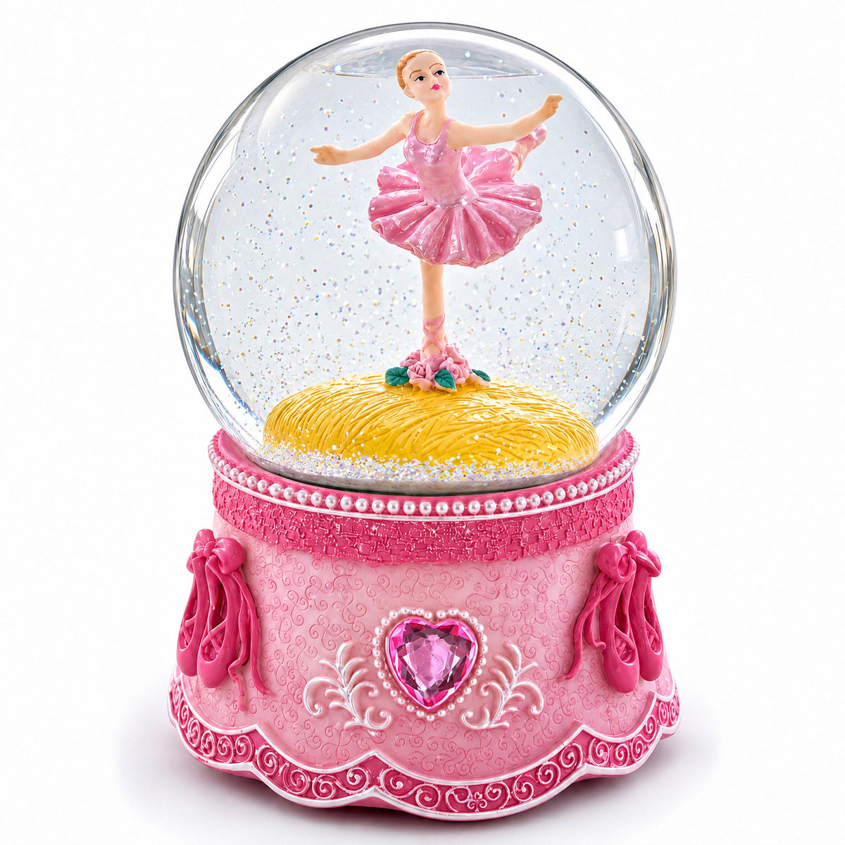 Ballerina in Spin Musical Water Snow Globe