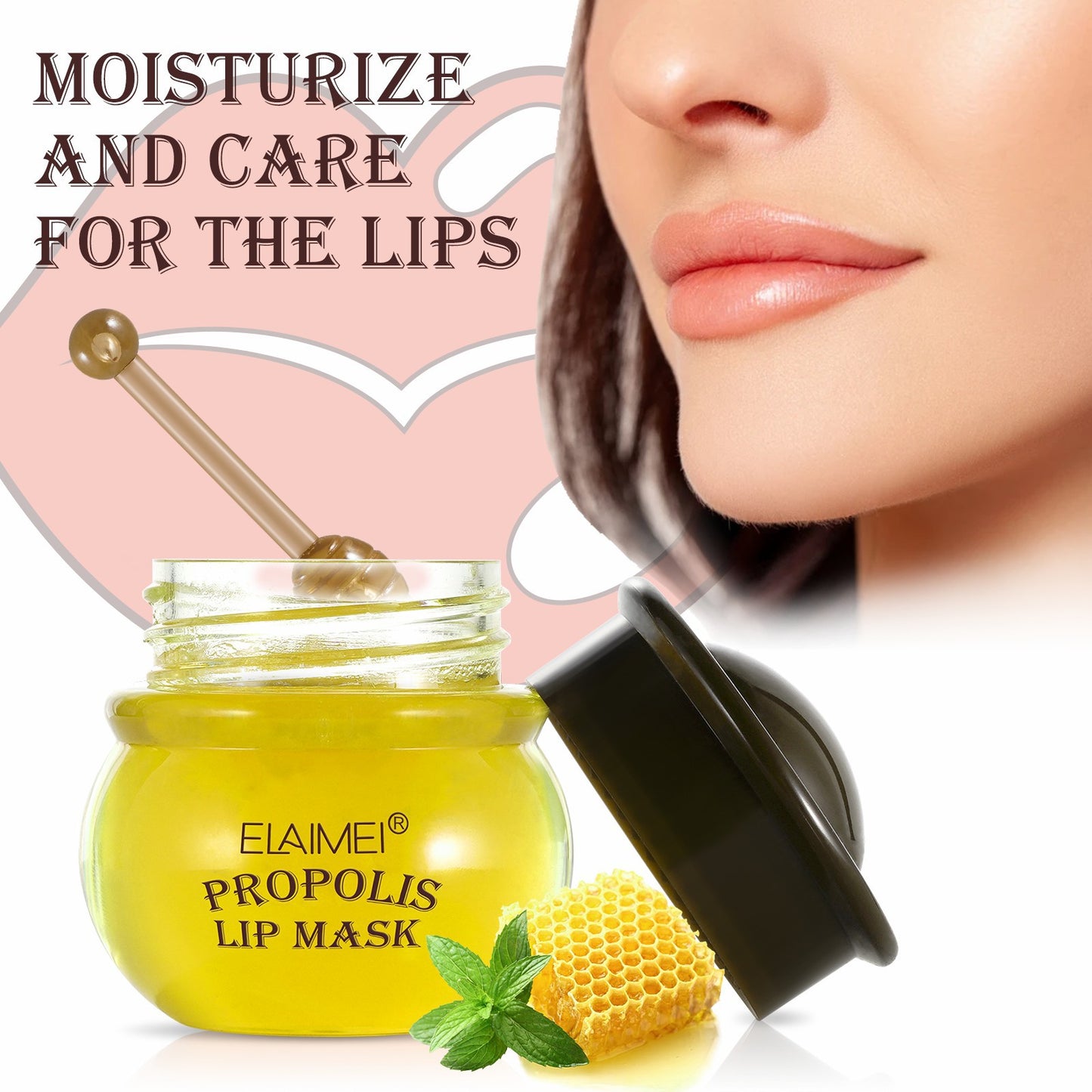 Peach and Honey Exfoliating Lip Mask