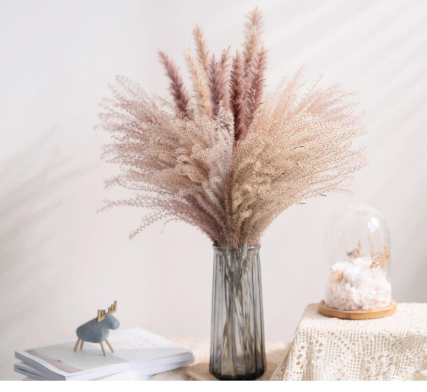 30pcs Natural Dried Pampas Grass