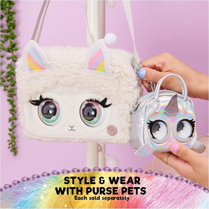 Micro Purse Pets Edgy Hedgy & Narwow Mini Purses, 2-Pack