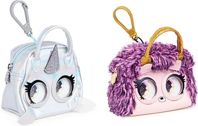 Micro Purse Pets Edgy Hedgy & Narwow Mini Purses, 2-Pack
