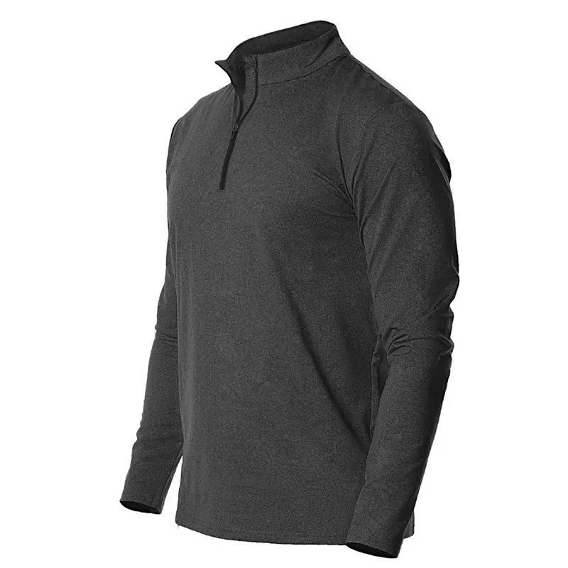Long-sleeved Quick-drying Sports Pullover T-shirt