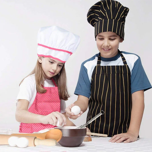 11-Piece Kids Cooking Playset with Apron and Tools