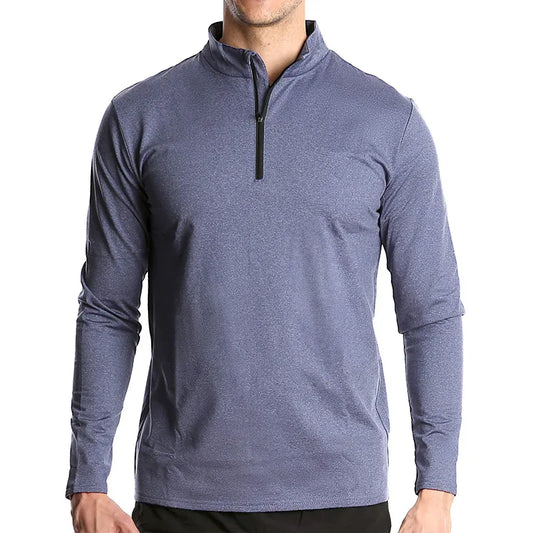 Long-sleeved Quick-drying Sports Pullover T-shirt
